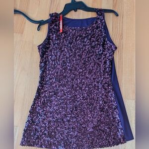 Nwt purple sparkle tank